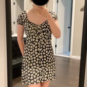 Medium Bershka Dress with sunflower print